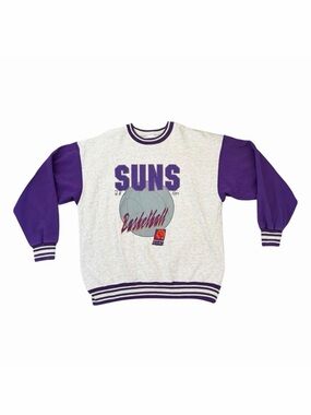 Vintage Sweatshirt Phoenix Suns Basketball 1990 Crewneck Salem Sportswear Men XL